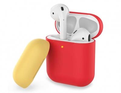 کاور سیلیکونی دو درب ایرپاد AHAStyle PT63 Ultra Thin Airpods Case